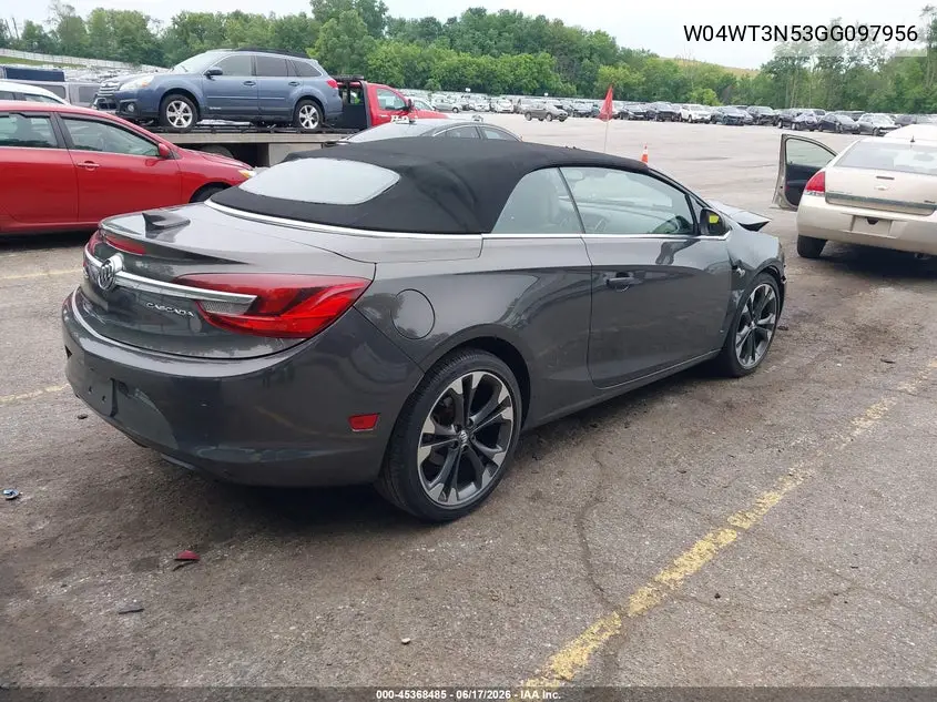2016 Buick Cascada Premium VIN: W04WT3N53GG097956 Lot: 45368485