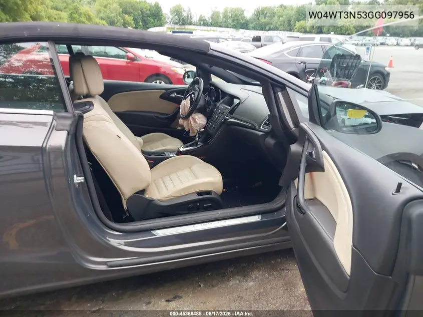 2016 Buick Cascada Premium VIN: W04WT3N53GG097956 Lot: 45368485