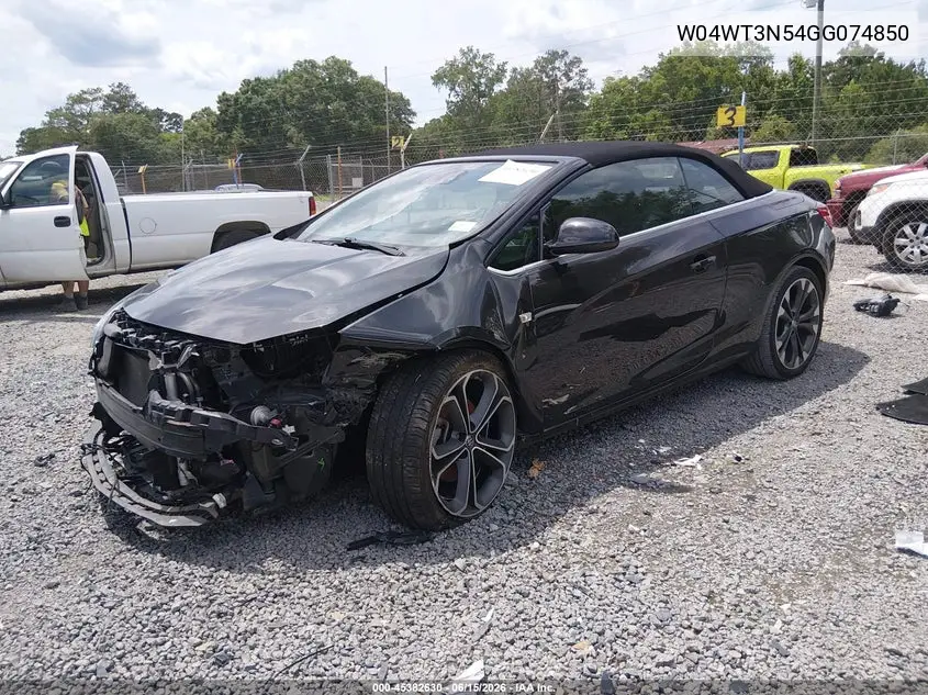 2016 Buick Cascada Premium VIN: W04WT3N54GG074850 Lot: 45382630