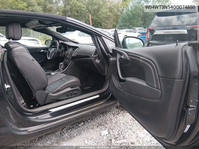 2016 Buick Cascada Premium VIN: W04WT3N54GG074850 Lot: 45382630