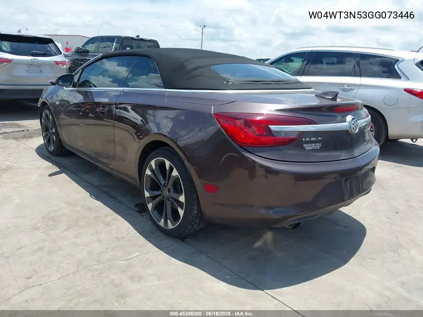 2016 Buick Cascada Premium VIN: W04WT3N53GG073446 Lot: 45386300
