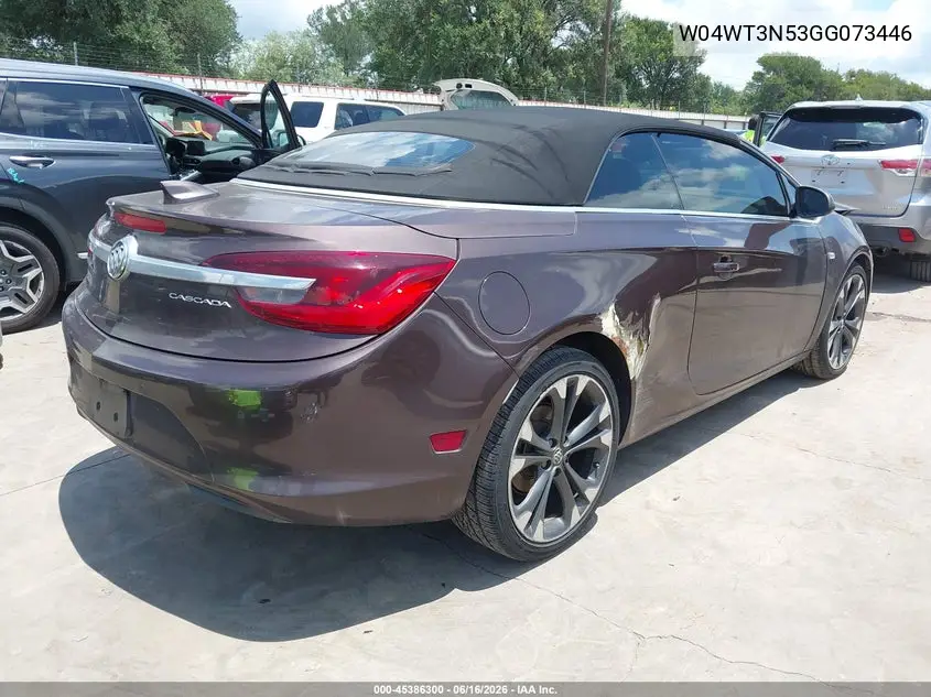 2016 Buick Cascada Premium VIN: W04WT3N53GG073446 Lot: 45386300