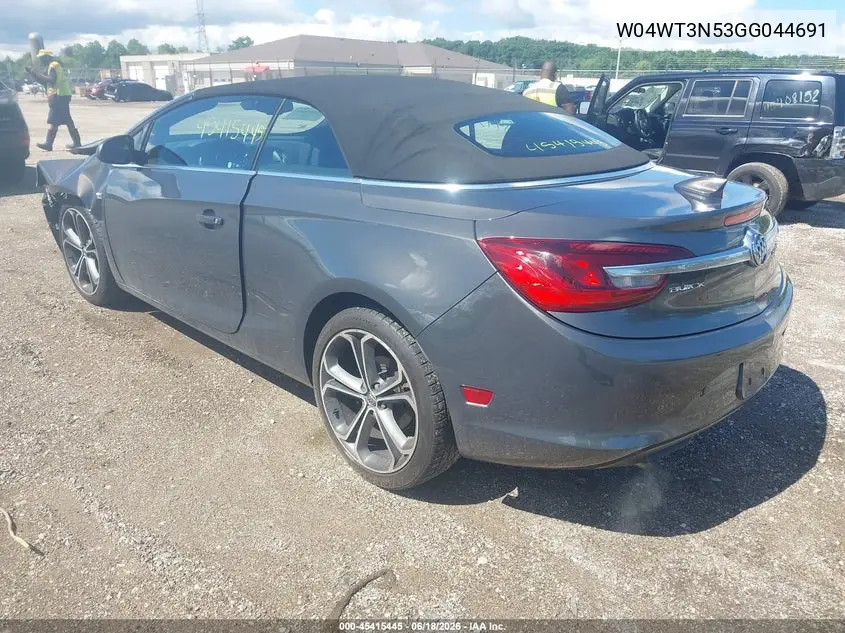 2016 Buick Cascada Premium VIN: W04WT3N53GG044691 Lot: 45415445