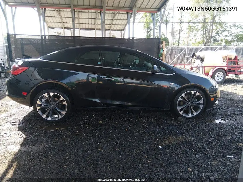 2016 Buick Cascada Premium VIN: W04WT3N50GG151391 Lot: 45521366