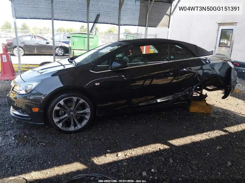 2016 Buick Cascada Premium VIN: W04WT3N50GG151391 Lot: 45521366