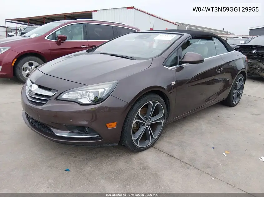 2016 Buick Cascada Premium VIN: W04WT3N59GG129955 Lot: 45623574