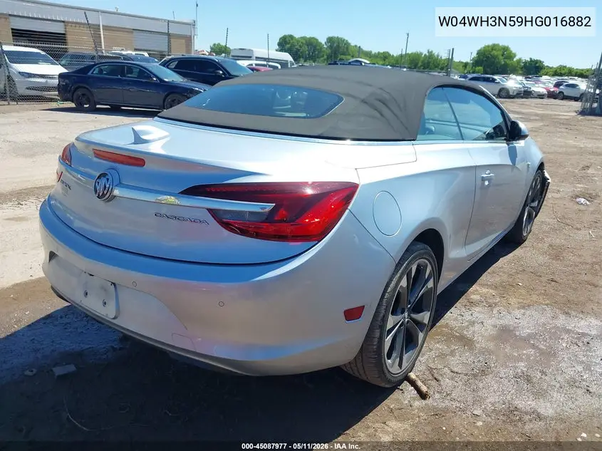 2017 Buick Cascada Premium VIN: W04WH3N59HG016882 Lot: 45087977