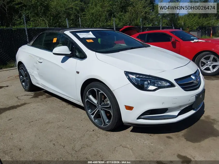 2017 Buick Cascada Premium VIN: W04WH3N50HG026474 Lot: 45579288