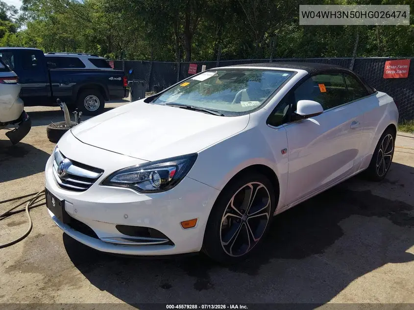 2017 Buick Cascada Premium VIN: W04WH3N50HG026474 Lot: 45579288