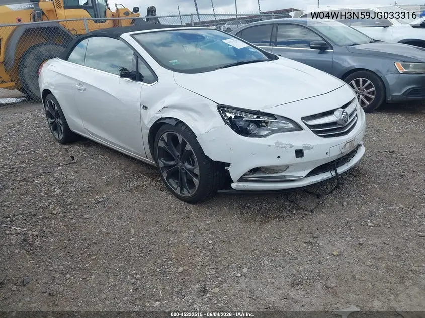 2018 Buick Cascada Premium VIN: W04WH3N59JG033316 Lot: 45232515