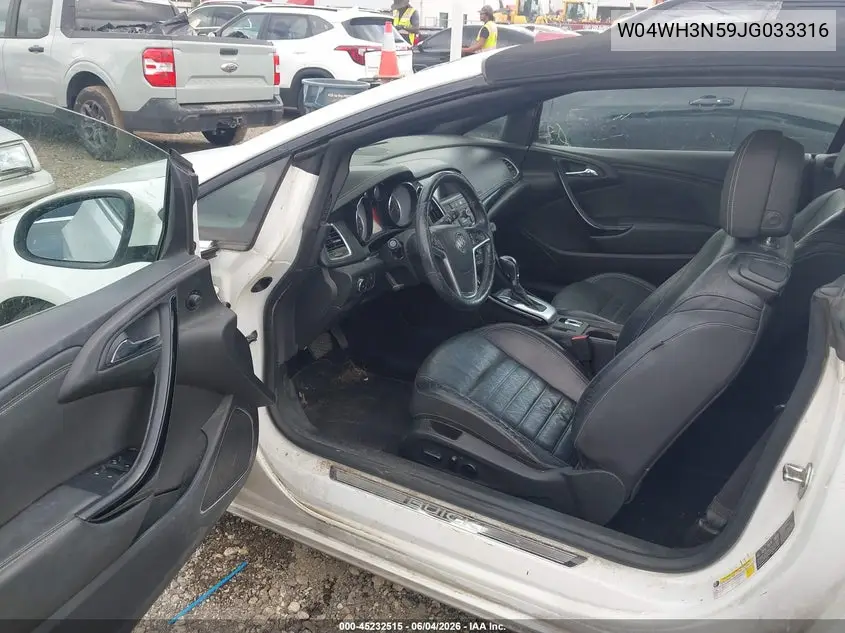 2018 Buick Cascada Premium VIN: W04WH3N59JG033316 Lot: 45232515