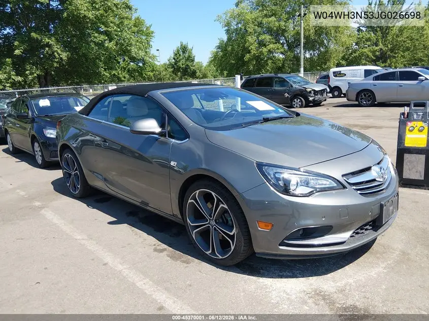 2018 Buick Cascada Premium VIN: W04WH3N53JG026698 Lot: 45370001