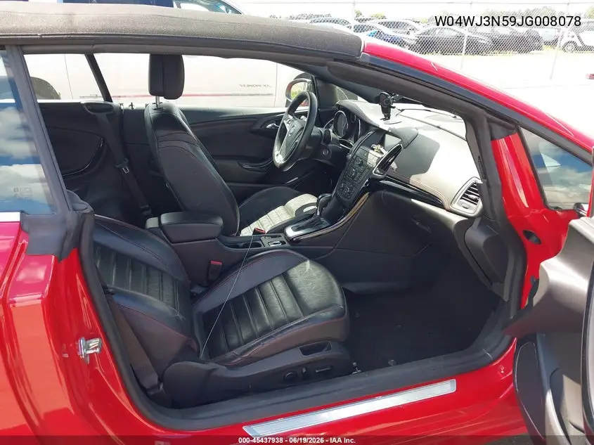 2018 Buick Cascada Sport Touring VIN: W04WJ3N59JG008078 Lot: 45437938