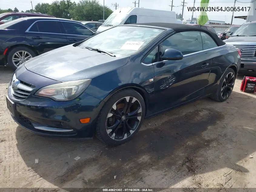 2018 Buick Cascada Sport Touring VIN: W04WJ3N54JG065417 Lot: 45621302