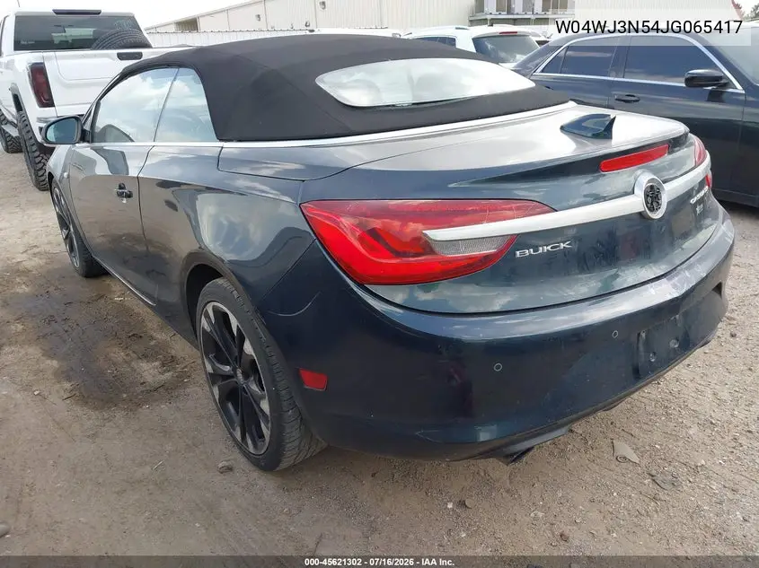 2018 Buick Cascada Sport Touring VIN: W04WJ3N54JG065417 Lot: 45621302