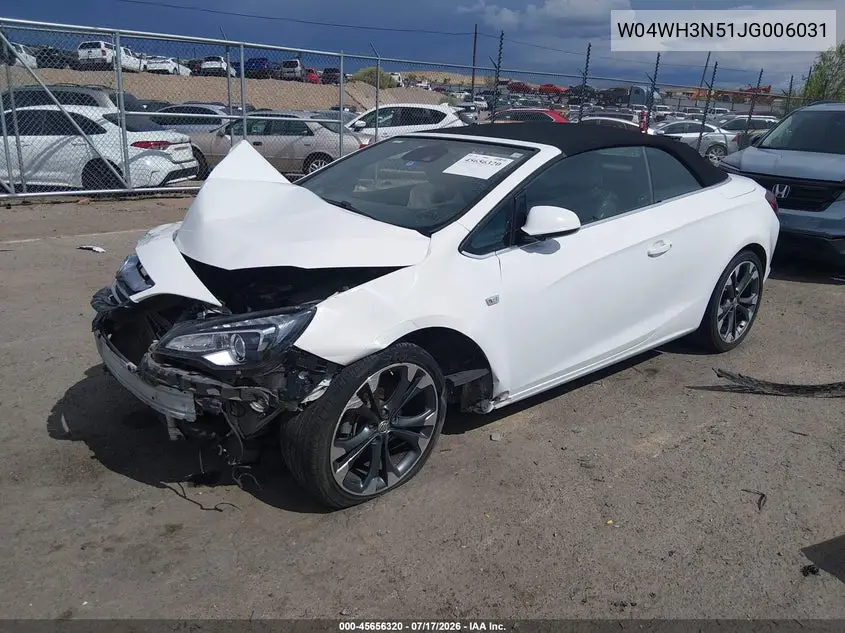 2018 Buick Cascada Premium VIN: W04WH3N51JG006031 Lot: 45656320