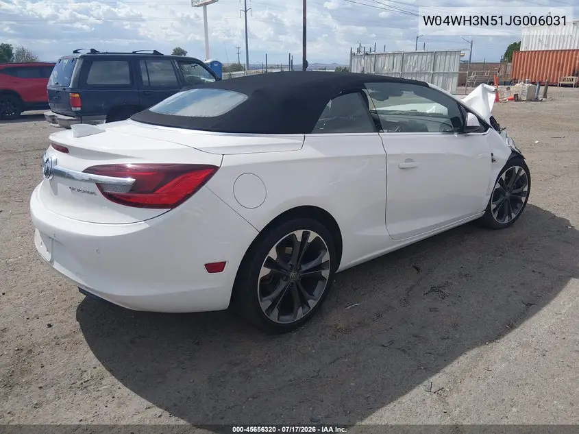 2018 Buick Cascada Premium VIN: W04WH3N51JG006031 Lot: 45656320