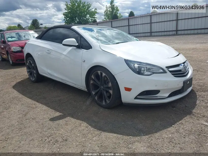 2019 Buick Cascada Premium VIN: W04WH3N59KG343936 Lot: 45122871