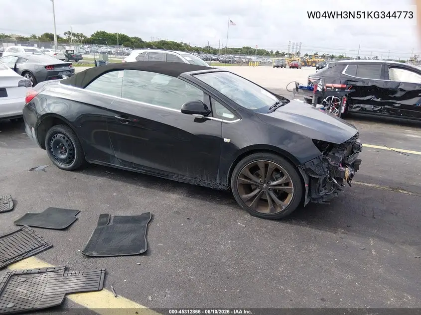 2019 Buick Cascada Premium VIN: W04WH3N51KG344773 Lot: 45312866