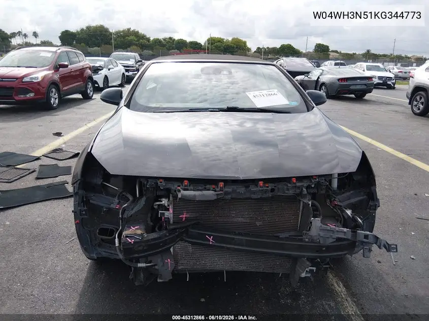 2019 Buick Cascada Premium VIN: W04WH3N51KG344773 Lot: 45312866