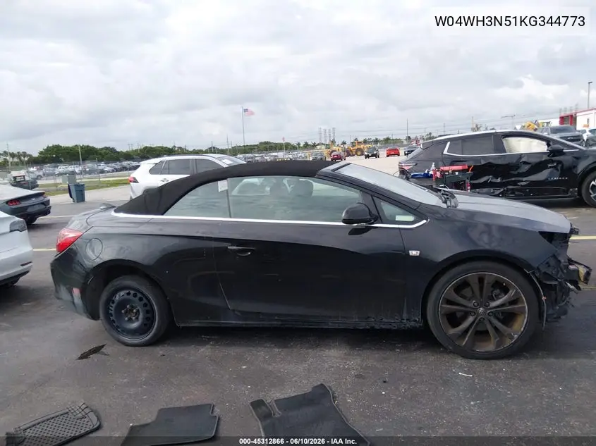 2019 Buick Cascada Premium VIN: W04WH3N51KG344773 Lot: 45312866