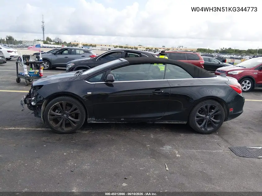 2019 Buick Cascada Premium VIN: W04WH3N51KG344773 Lot: 45312866