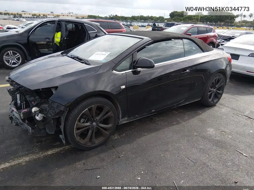 2019 Buick Cascada Premium VIN: W04WH3N51KG344773 Lot: 45312866