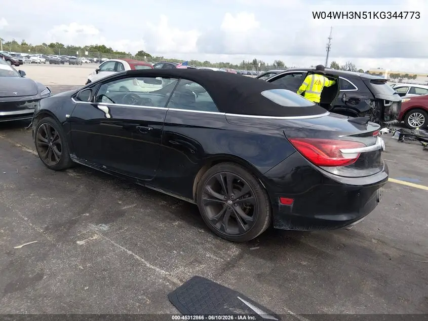 2019 Buick Cascada Premium VIN: W04WH3N51KG344773 Lot: 45312866
