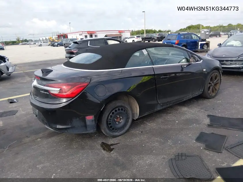 2019 Buick Cascada Premium VIN: W04WH3N51KG344773 Lot: 45312866