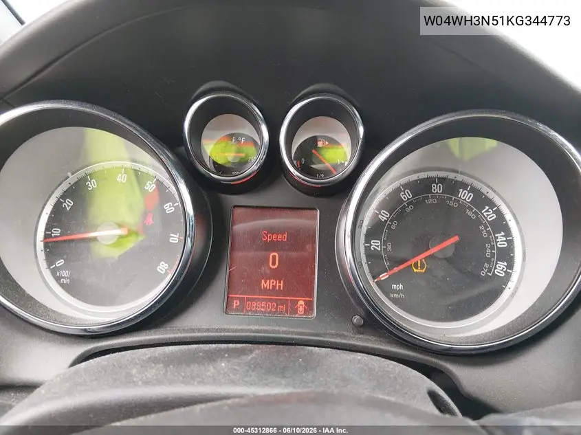 2019 Buick Cascada Premium VIN: W04WH3N51KG344773 Lot: 45312866