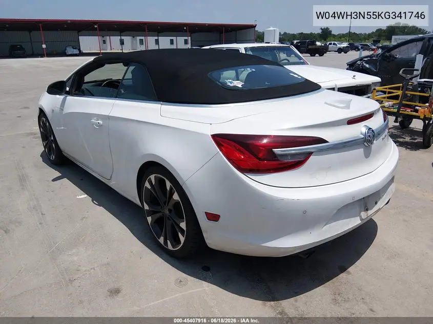 2019 Buick Cascada Premium VIN: W04WH3N55KG341746 Lot: 45407916
