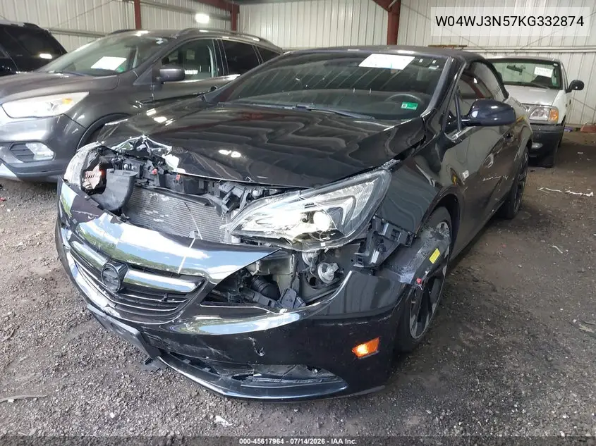 2019 Buick Cascada Sport Touring VIN: W04WJ3N57KG332874 Lot: 45617964