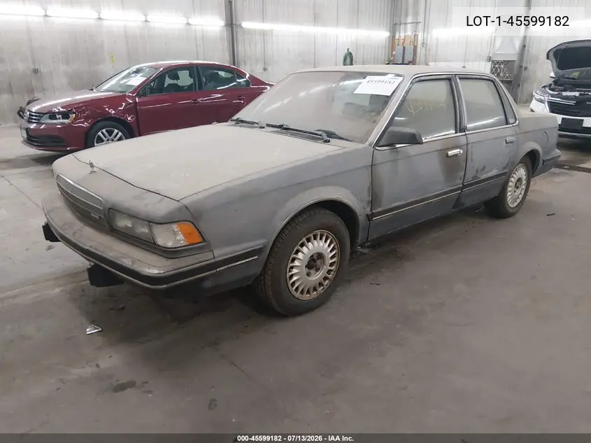 1989 Buick Century VIN: LOT-1-45599182 Lot: 45599182
