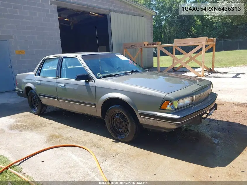 1992 Buick Century Special VIN: 1G4AG54RXN6436313 Lot: 45398963