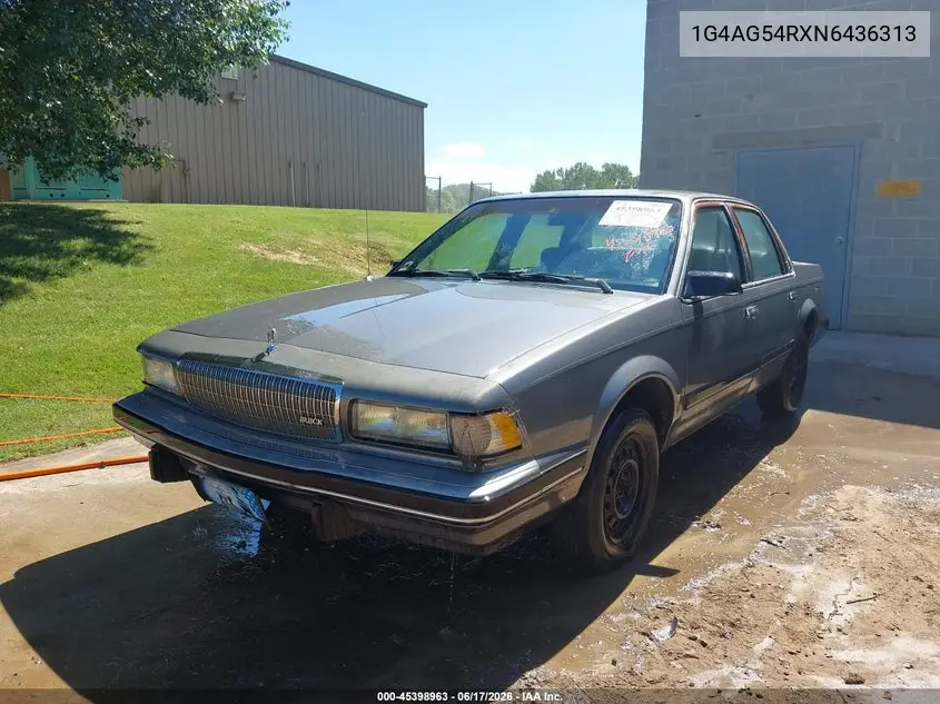 1992 Buick Century Special VIN: 1G4AG54RXN6436313 Lot: 45398963