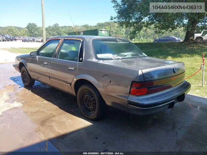 1992 Buick Century Special VIN: 1G4AG54RXN6436313 Lot: 45398963