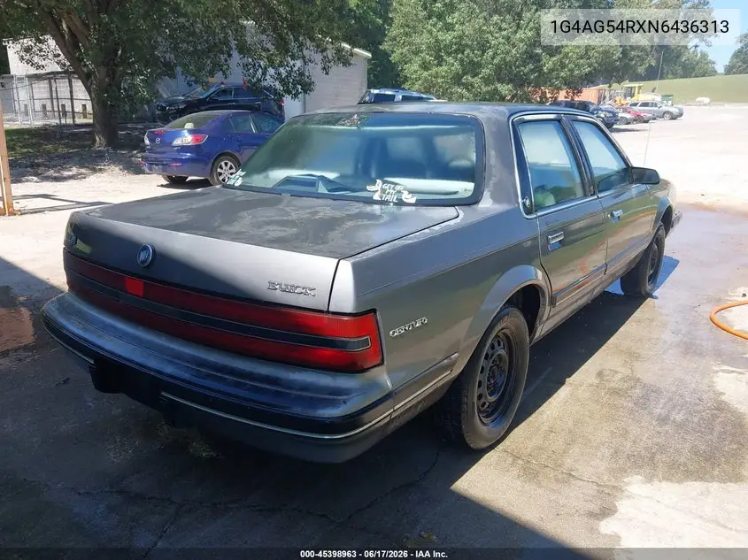 1992 Buick Century Special VIN: 1G4AG54RXN6436313 Lot: 45398963