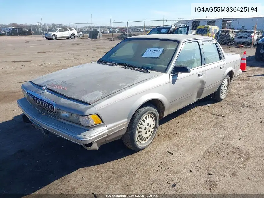 1995 Buick Century Special VIN: 1G4AG55M8S6425194 Lot: 44360665