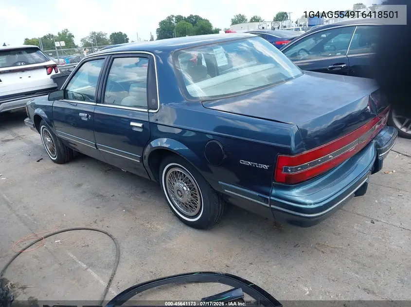 1996 Buick Century Special/Custom/Limited VIN: 1G4AG5549T6418501 Lot: 45641173