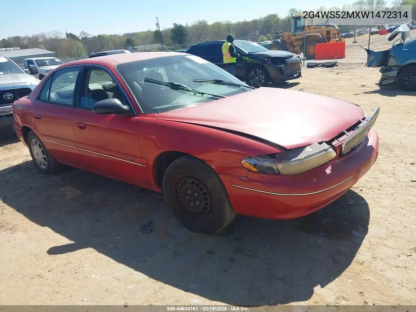 1998 Buick Century Custom VIN: 2G4WS52MXW1472314 Lot: 44634161