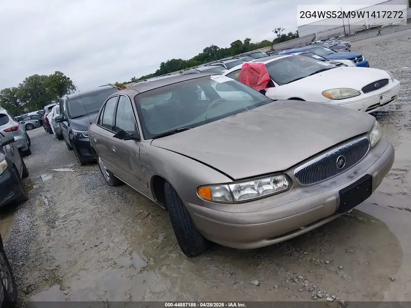 1998 Buick Century Custom VIN: 2G4WS52M9W1417272 Lot: 44887186
