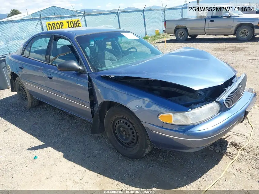 1998 Buick Century Custom VIN: 2G4WS52M2W1414634 Lot: 44945159