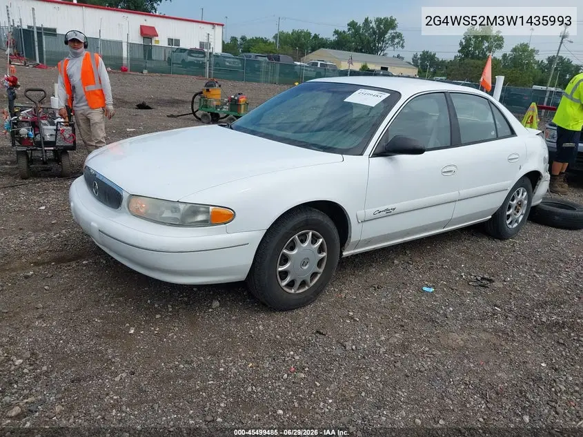1998 Buick Century Custom VIN: 2G4WS52M3W1435993 Lot: 45499485