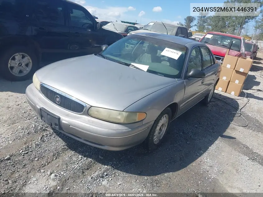 1999 Buick Century Custom VIN: 2G4WS52M6X1446391 Lot: 44741976