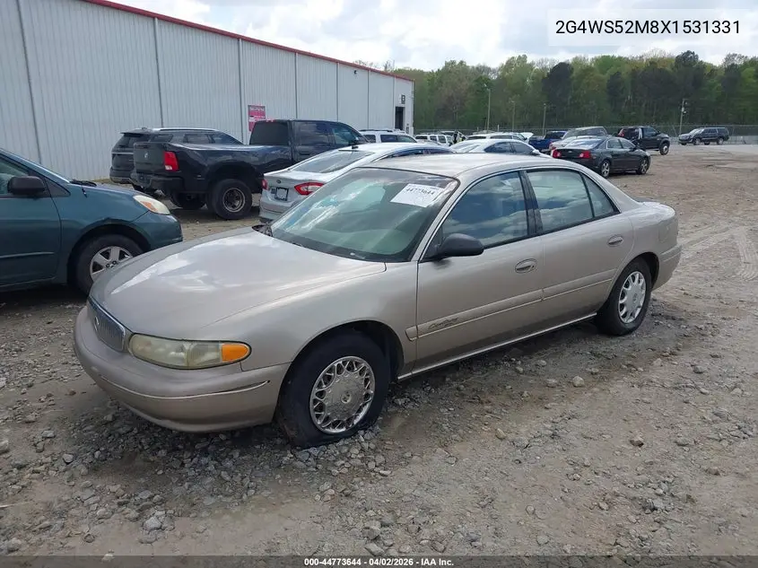 1999 Buick Century Custom VIN: 2G4WS52M8X1531331 Lot: 44773644