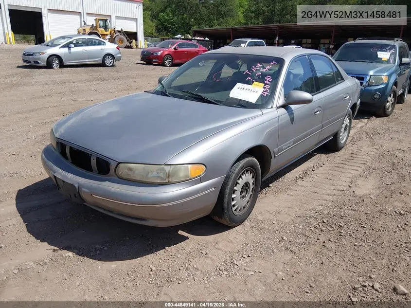 1999 Buick Century Limited VIN: 2G4WY52M3X1458481 Lot: 44849141