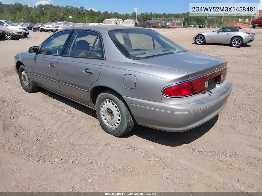 1999 Buick Century Limited VIN: 2G4WY52M3X1458481 Lot: 44849141