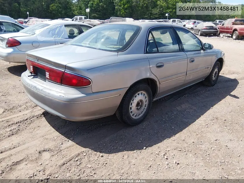 1999 Buick Century Limited VIN: 2G4WY52M3X1458481 Lot: 44849141
