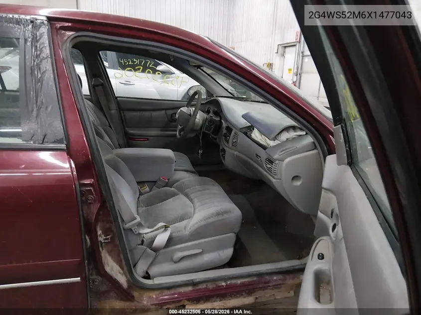 1999 Buick Century Custom VIN: 2G4WS52M6X1477043 Lot: 45232506