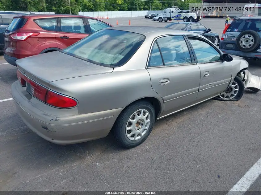 1999 Buick Century Custom VIN: 2G4WS52M7X1484941 Lot: 45436197